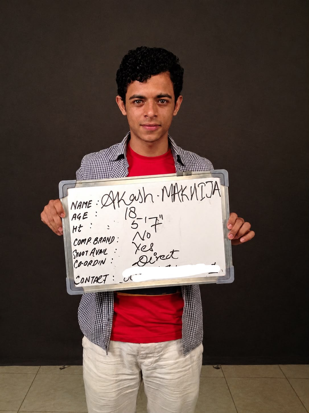 Akash Makhija, Audition, Raakh