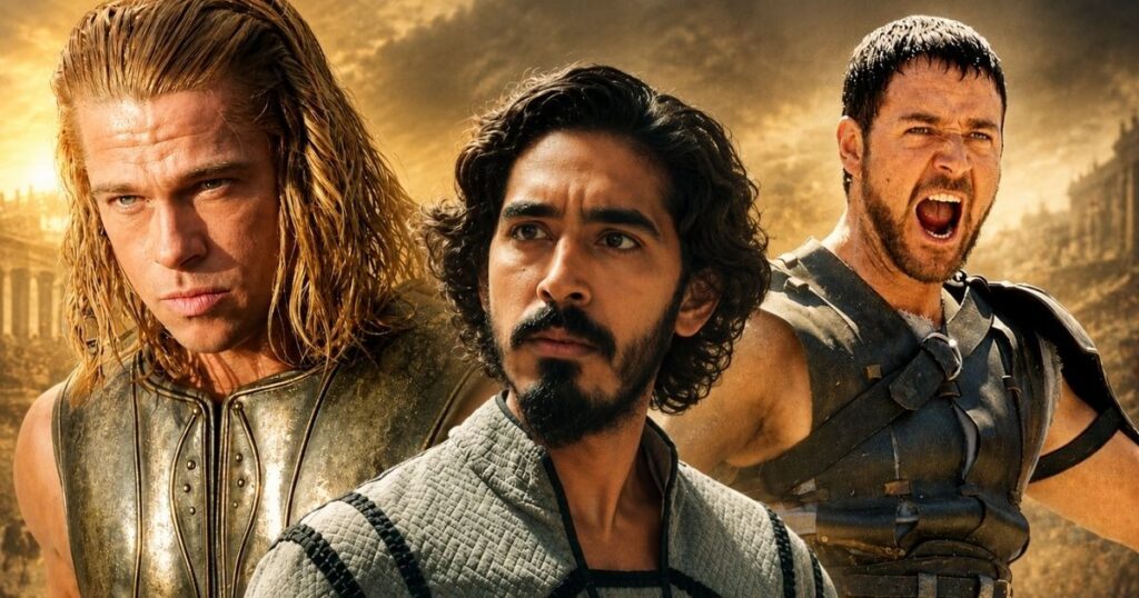 Troy, 300, The Return, The Green Knight, Gladiator